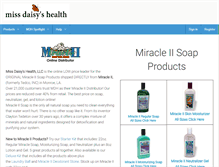 Tablet Screenshot of missdaisyshealth.com